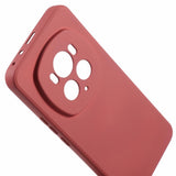 EIDERWOOD Honor Magic6 Pro 5G Plast Case – Beskyttende Cover med Fiberforing og Præcis Kameraudskæring - Mørkerød