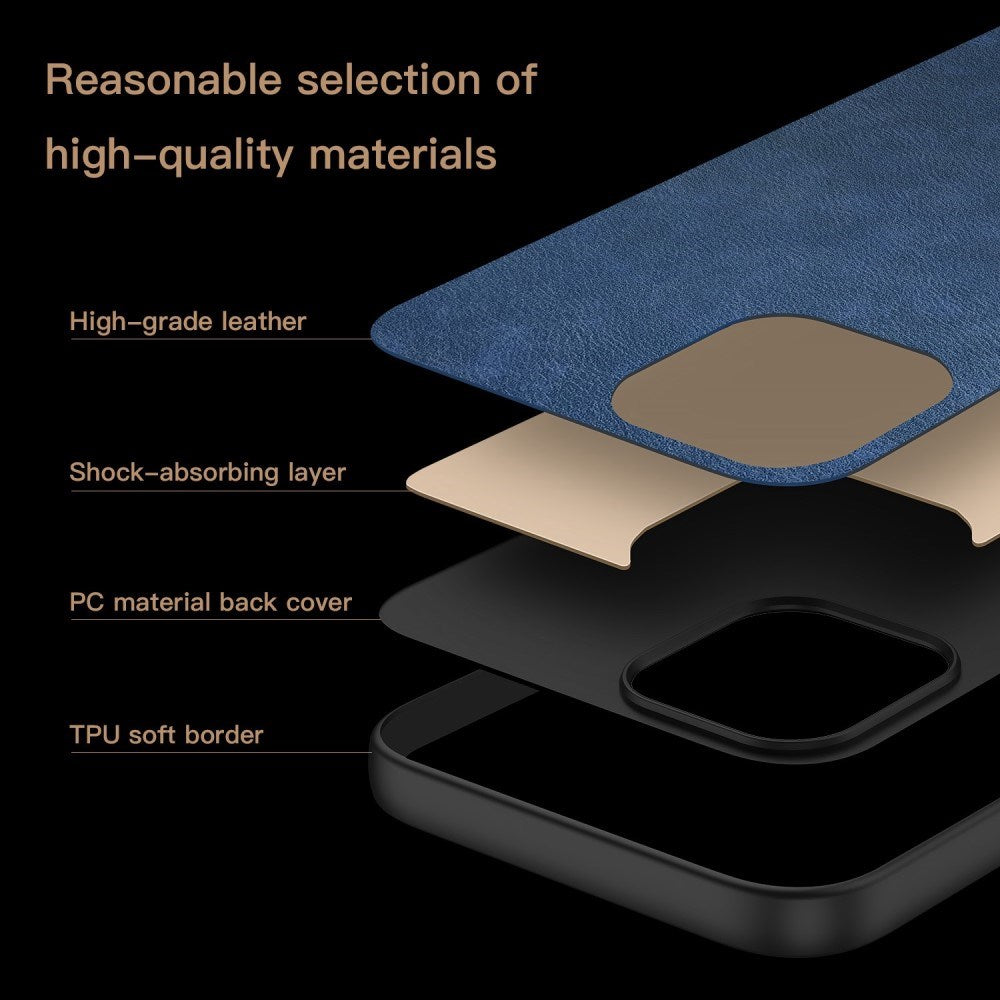 EIDERWOOD OnePlus Nord N30 SE (5G) Læderbelagt Plastik Bagside Cover - Blå