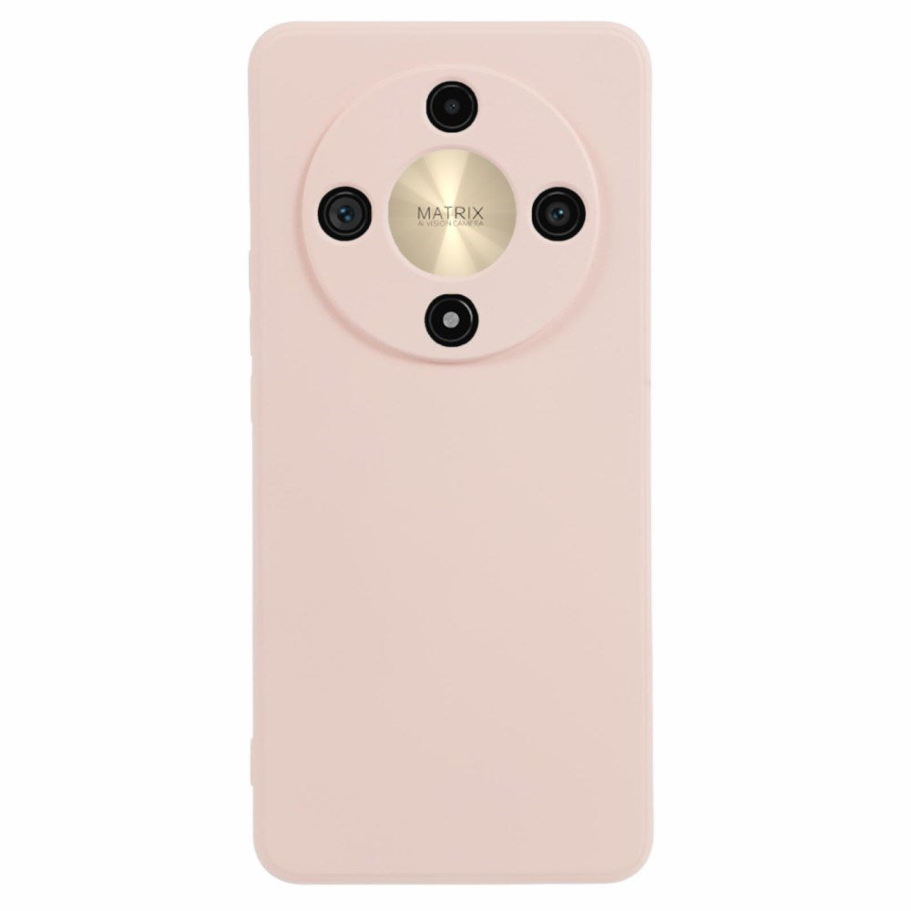 EIDERWOOD Honor Magic6 Lite 5G Plast Case – Beskyttende Cover med Fiberforing og Præcis Kameraudskæring - Lyserød