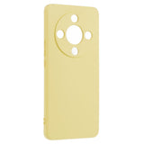 EIDERWOOD Honor Magic6 Lite 5G Plast Case – Beskyttende Cover med Fiberforing og Præcis Kameraudskæring - Gul
