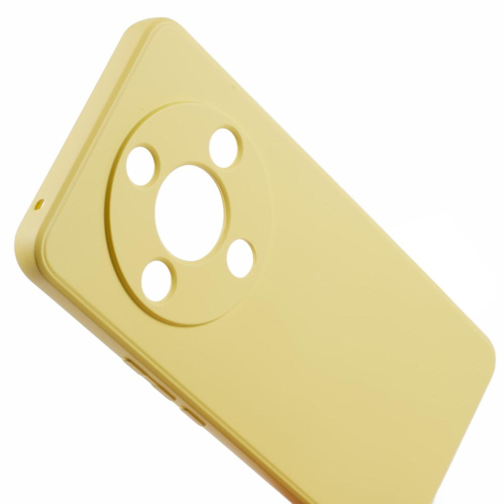 EIDERWOOD Honor Magic6 Lite 5G Plast Case – Beskyttende Cover med Fiberforing og Præcis Kameraudskæring - Gul