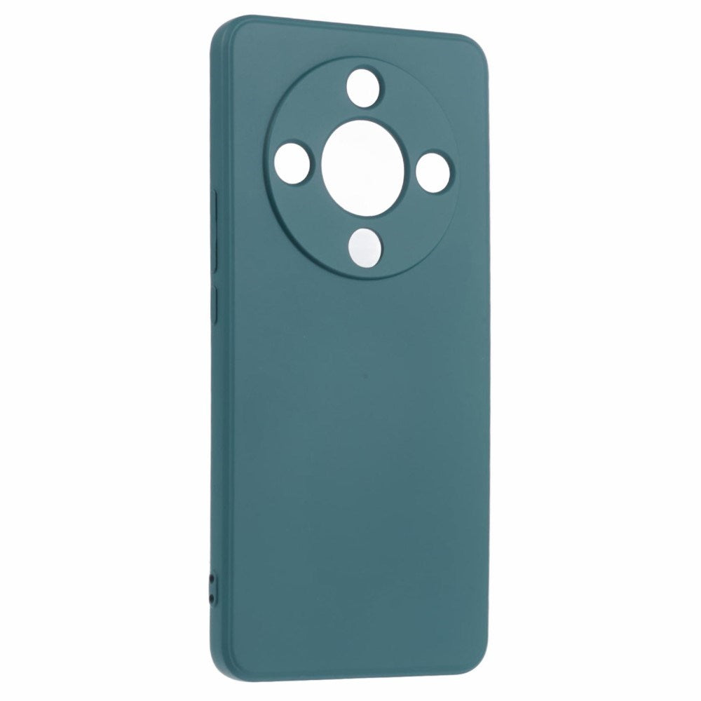 EIDERWOOD Honor Magic6 Lite 5G Plast Case – Beskyttende Cover med Fiberforing og Præcis Kameraudskæring - Mørkegrøn