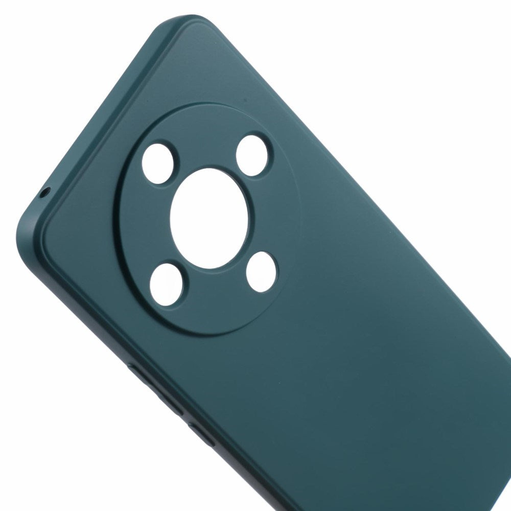 EIDERWOOD Honor Magic6 Lite 5G Plast Case – Beskyttende Cover med Fiberforing og Præcis Kameraudskæring - Mørkegrøn
