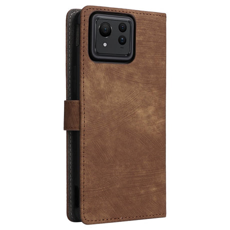 EIDERWOOD Asus Zenfone 11 Ultra Læder Flip Cover m. Pung og Strop - Brun