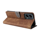 EIDERWOOD Motorola Moto G 5G (2024) Læder Flip Cover m. Pung & Strop - Brun