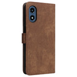 EIDERWOOD Motorola Moto G Play (2024) Læder Flip Cover m. Pung & Strop - Brun