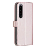 EIDERWOOD Sony Xperia 1 VI Kunst Læder Flip Cover m. Ståfunktion & Kortholder - Rose Gold