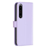 EIDERWOOD Sony Xperia 1 VI Kunst Læder Flip Cover m. Ståfunktion & Kortholder - Lavendel