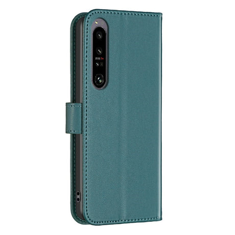 EIDERWOOD Sony Xperia 1 VI Kunst Læder Flip Cover m. Ståfunktion & Kortholder - Grøn