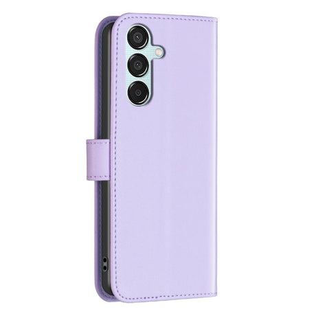 EIDERWOOD Samsung Galaxy M15 (5G) Kunst Læder Flip Cover m. Ståfunktion & Kortholder - Lavendel