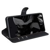 EIDERWOOD Google Pixel 9 Pro XL Litchi Læder Flip Cover m. Pung - Sort