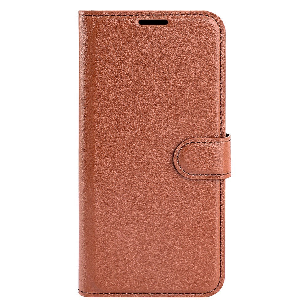 EIDERWOOD Google Pixel 9 Pro XL Litchi Læder Flip Cover m. Pung - Brun