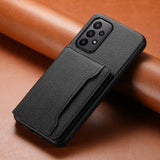 EIDERWOOD Samsung Galaxy A23 / A23 (5G) Hybrid Kunstlæder Bagside Cover m. Kortholder - Sort
