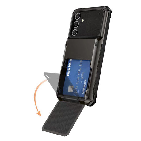 Samsung Galaxy S23 FE EIDERWOOD Håndværker Cover m. Indbygget Kortholder - Sort