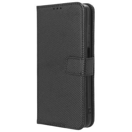 EIDERWOOD Google Pixel 9 Pro Læder Flip Cover m. Strop & Tekstur - Sort