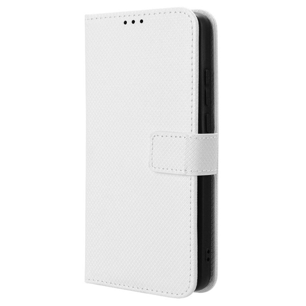 EIDERWOOD Google Pixel 9 Pro Læder Flip Cover m. Strop & Tekstur - Hvid