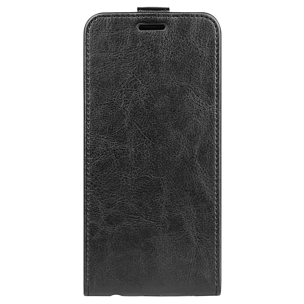 EIDERWOOD Xiaomi 14 Ultra Vertikalt Læder Flip Cover m. Kortholder - Sort