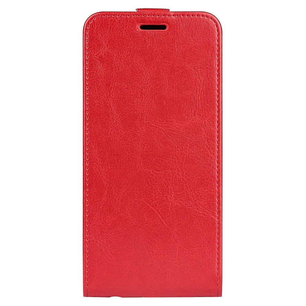 EIDERWOOD Xiaomi 14 Ultra Vertikalt Læder Flip Cover m. Kortholder - Rød