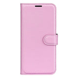 EIDERWOOD Asus Zenfone 11 Ultra Kunst Litchi Læder Flip Cover m. Pung & Ståfunktion - Pink