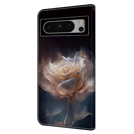 EIDERWOOD Google Pixel 9 Pro XL Læder Flip Cover m. Pung & Ståfunktion - Pæon