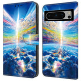 EIDERWOOD Google Pixel 9 Pro XL Læder Flip Cover m. Pung & Ståfunktion - Himmel