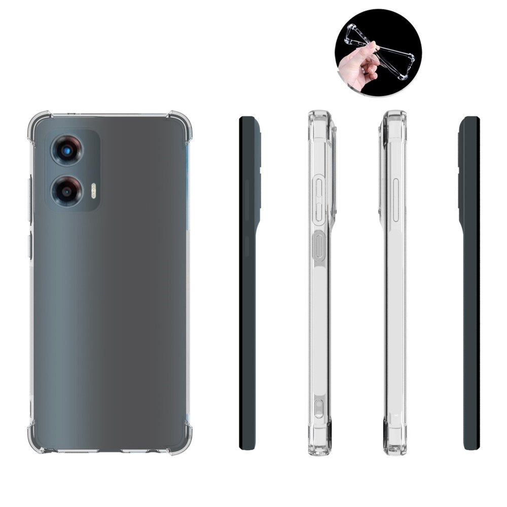 EIDERWOOD Motorola Moto G Stylus 5G (2024) Fleksibel Plastik Bagside Cover - Gennemsigtig