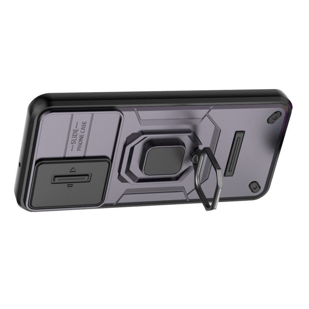 EIDERWOOD Samsung Galaxy M15 (5G) Håndværker Bagside Cover m. Magnetisk Kickstand & Cam Slider - Lilla