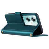 EIDERWOOD OnePlus Nord N30 SE (5G) / Oppo A79 (5G) / A2 (5G) Læder Cover m. Strop & Crossbody Taske Funktion - Grøn