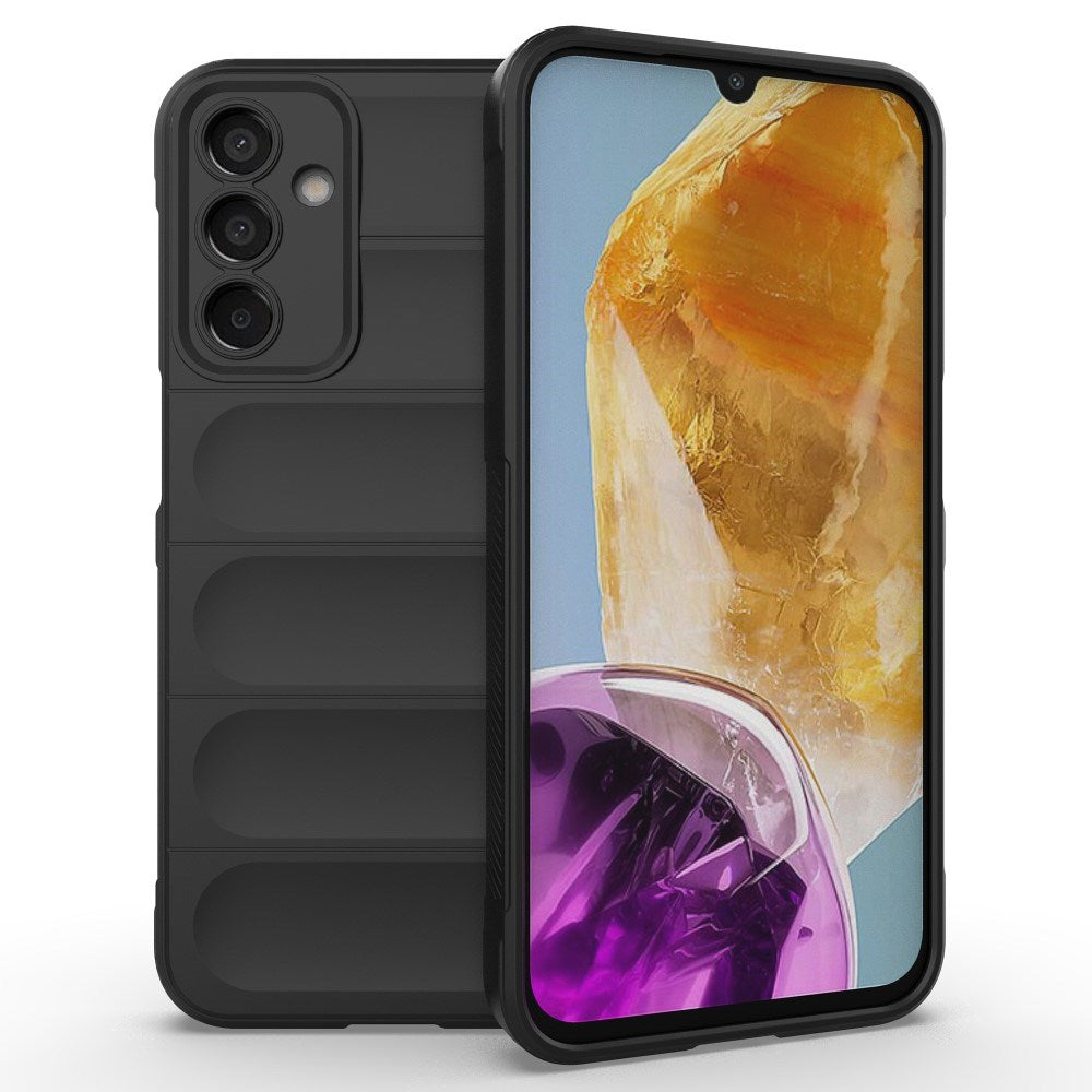 EIDERWOOD Samsung Galaxy M15 (5G) Fleksibelt Plastik Bagside Cover - Sort