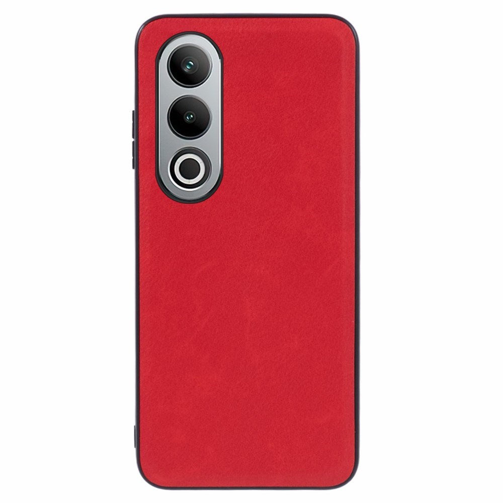 EIDERWOOD OnePlus Nord CE4 (5G) Hybrid Plast Læderbelagt Bagside Cover - Rød