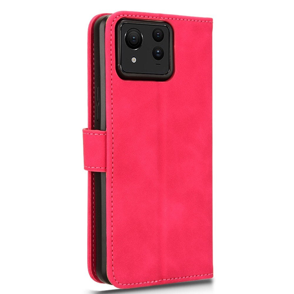 EIDERWOOD Asus Zenfone 11 Ultra Læder Flip Cover m. Pung & Ståfunktion - Pink