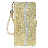 EIDERWOOD Samsung Galaxy S24 / S25 Glimmer Flip Cover - Kortholder og Ståfunktion - Guld