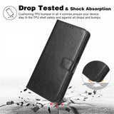 EIDERWOOD TCL 501 Blankt Kunstlæder Flip Cover m. Pung & Strop - Guld