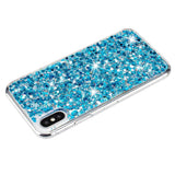 EIDERWOOD iPhone X / XS Glitter Bagside Cover - Blå