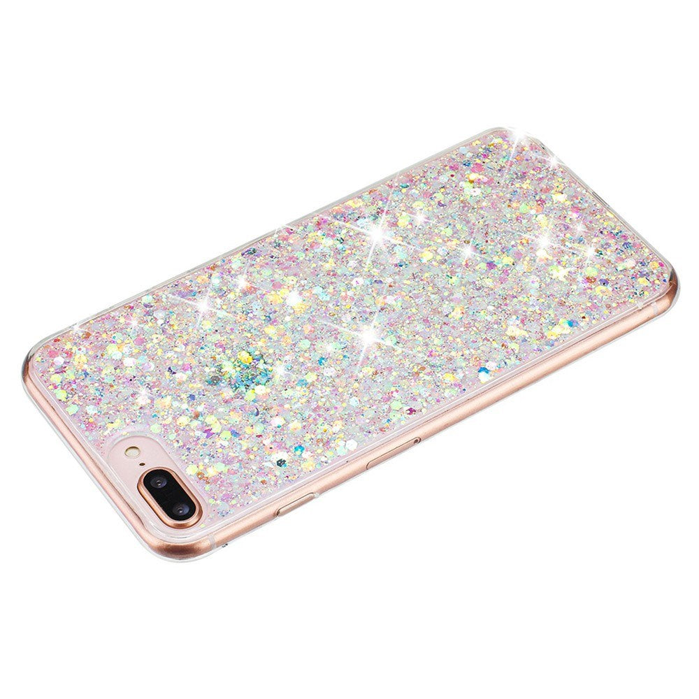 EIDERWOOD iPhone 8 Plus / 7 Plus / 6 (s) Plus Glitter Bagside Cover - Hvid