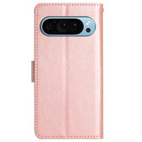 EIDERWOOD Google Pixel 9 / 9 Pro Sommerfugle Læder Flip Cover m. Pung - Rose Gold