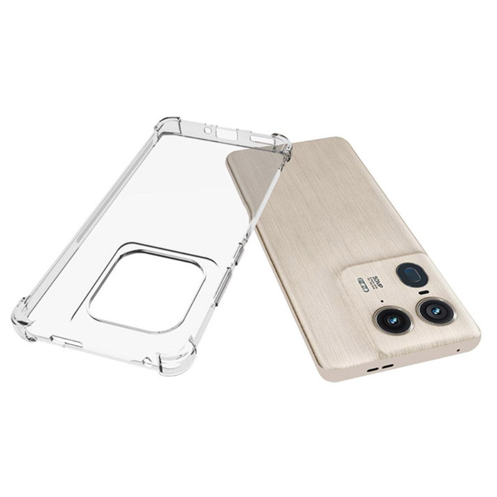 EIDERWOOD Motorola Edge 50 Ultra Fleksibel Plastik Bagside Cover - Gennemsigtig