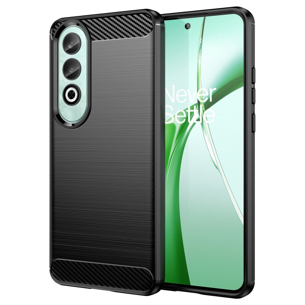 EIDERWOOD OnePlus Nord CE4 (5G) Brushed Carbon Bagside Cover - Sort