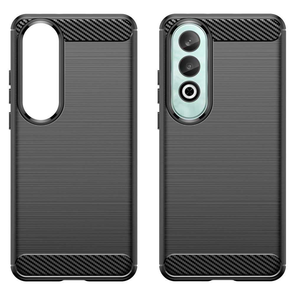 EIDERWOOD OnePlus Nord CE4 (5G) Brushed Carbon Bagside Cover - Sort