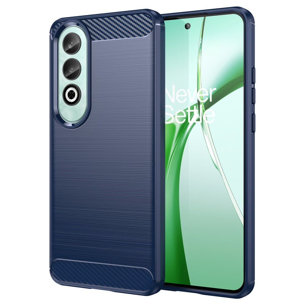 EIDERWOOD OnePlus Nord CE4 (5G) Brushed Carbon Bagside Cover - Blå