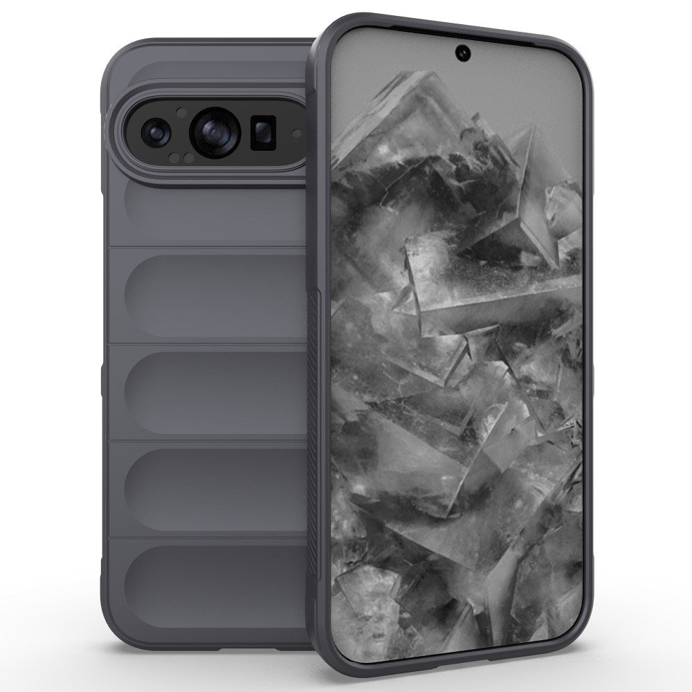 EIDERWOOD Google Pixel 9 Pro XL Fleksibelt Plastik Bagside Cover - Grå