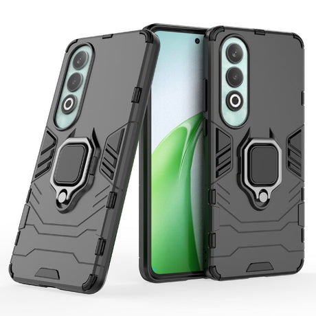 EIDERWOOD OnePlus Nord CE4 (5G) Hybrid Håndværker Bagside Cover m. Magnetisk Kickstand - Sort