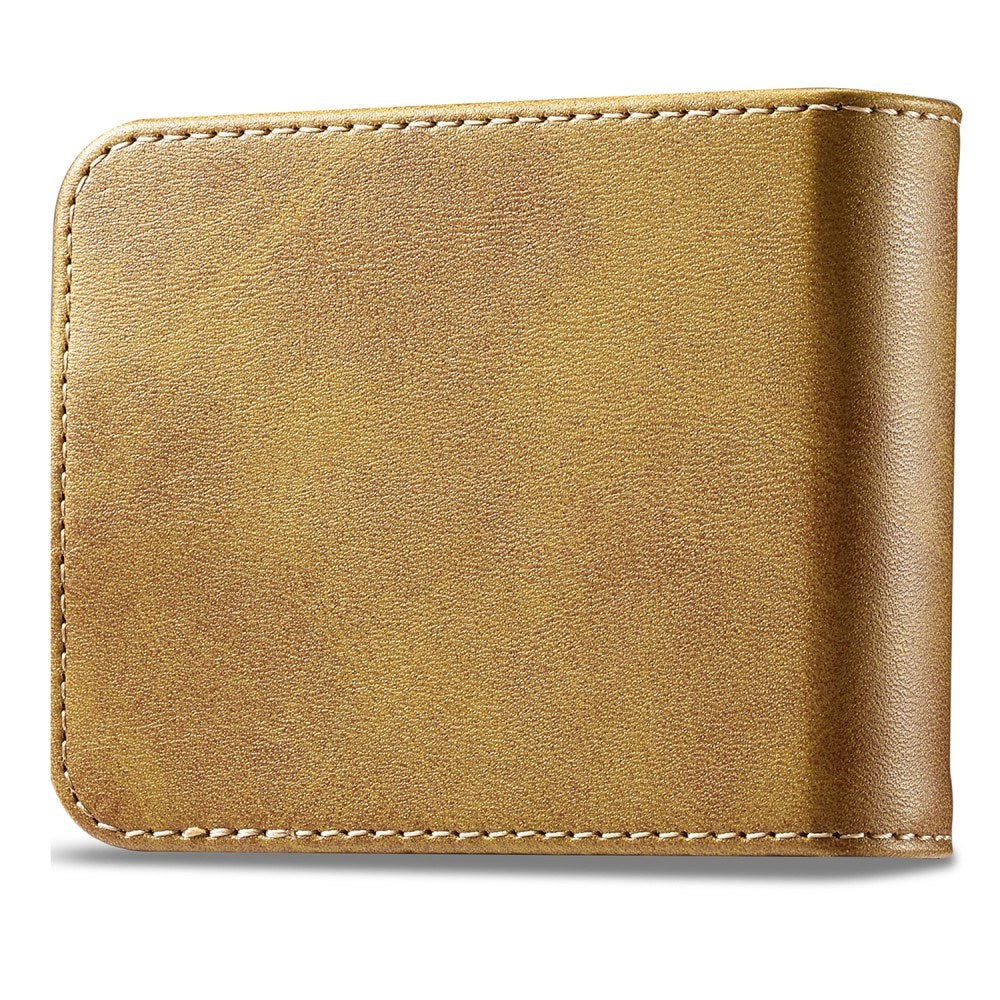 EIDERWOOD - Samsung Galaxy Z Flip7 FE / Flip6 Kunstlæder Flip Cover m. Kortholder & Ståfunktion - Lysebrun
