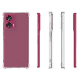 EIDERWOOD Motorola Edge 50 Fusion Fleksibel Plastik Bagside Cover - Gennemsigtig