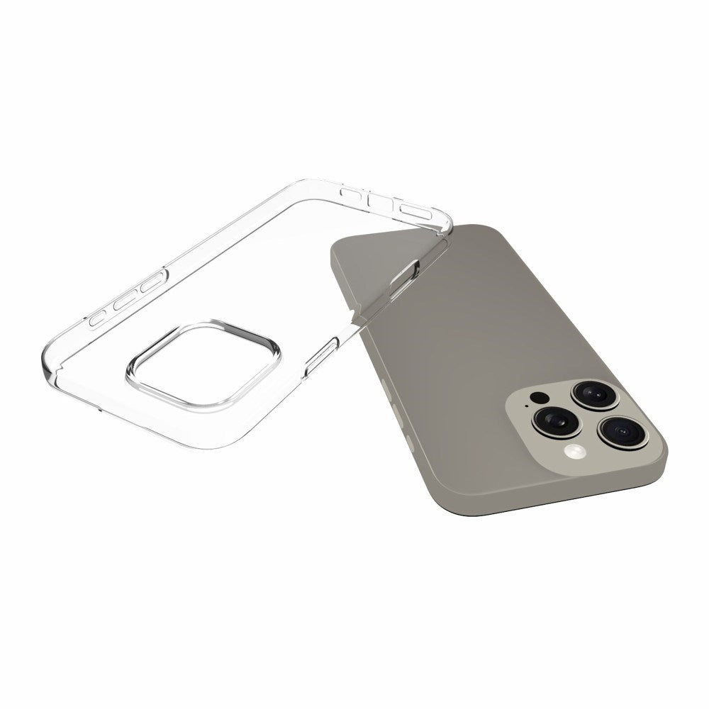 EIDERWOOD iPhone 16 Pro Max Fleksibelt Plast Bagside Cover - Gennemsigtig