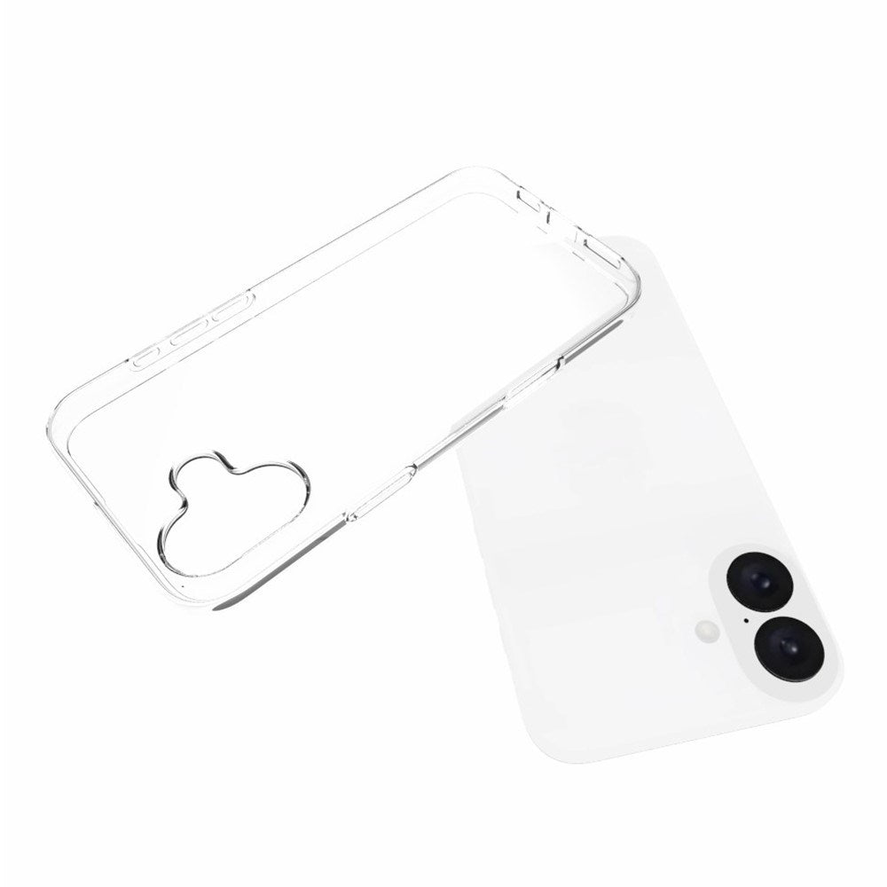 EIDERWOOD iPhone 16 Plus Fleksibel Plastik Bagside Cover - Gennemsigtig