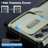 EIDERWOOD Motorola Moto G Stylus 5G (2024) Håndværker Bagside Cover m. Cam Slider - Grøn