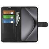 Huawei Pura 70 Pro / 70 Pro+ (Plus) - EIDERWOOD Kunstlæder Flip Cover m. Kortholder & Ståfunktion - Sort