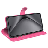 Huawei Pura 70 Pro / 70 Pro+ (Plus) - EIDERWOOD Kunstlæder Flip Cover m. Kortholder & Ståfunktion - Pink