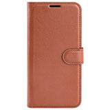 Honor 200 Lite - EIDERWOOD Kunstlæder Flip Cover m. Kortholder & Ståfunktion - Brun